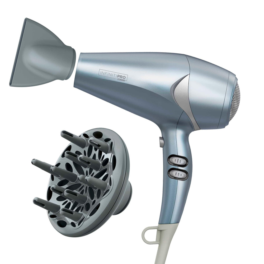 Conair Infiniti Pro dryer front view with 1875W power for fast drying
