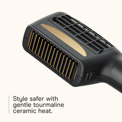 Conair INFINITI PRO dual-row straightening comb attachment for sleek styles.