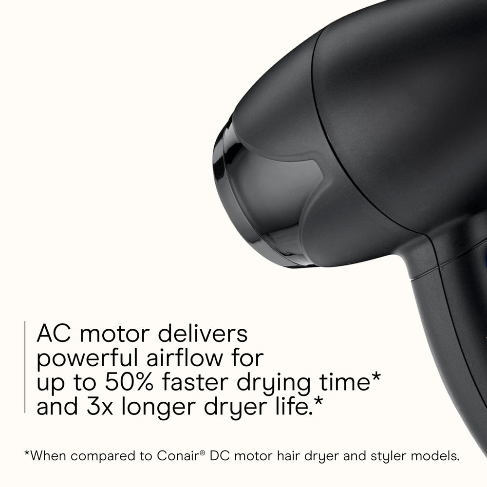 Conair Mighty Mini with a powerful AC motor for faster drying