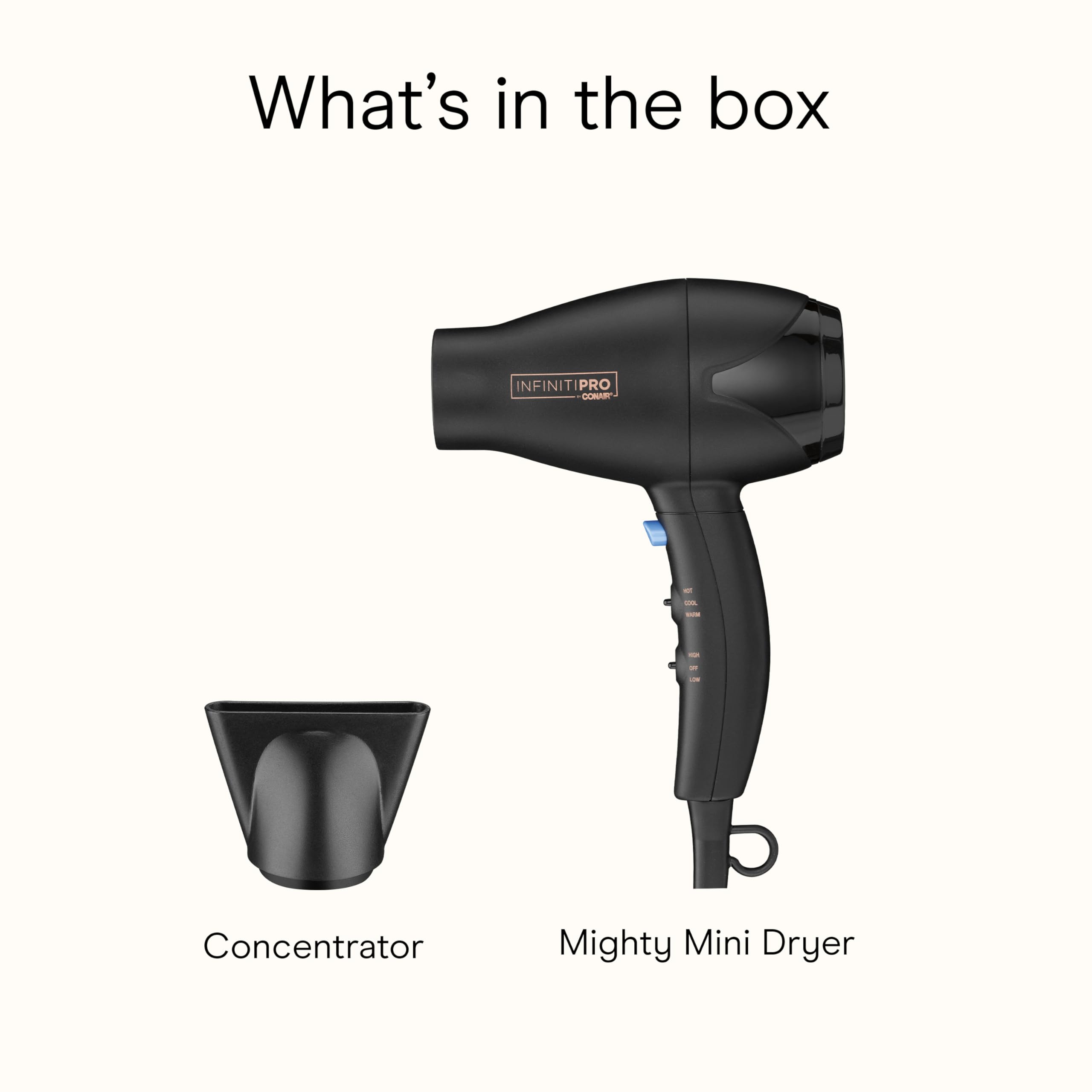 Hang ring on the Mighty Mini provides easy storage