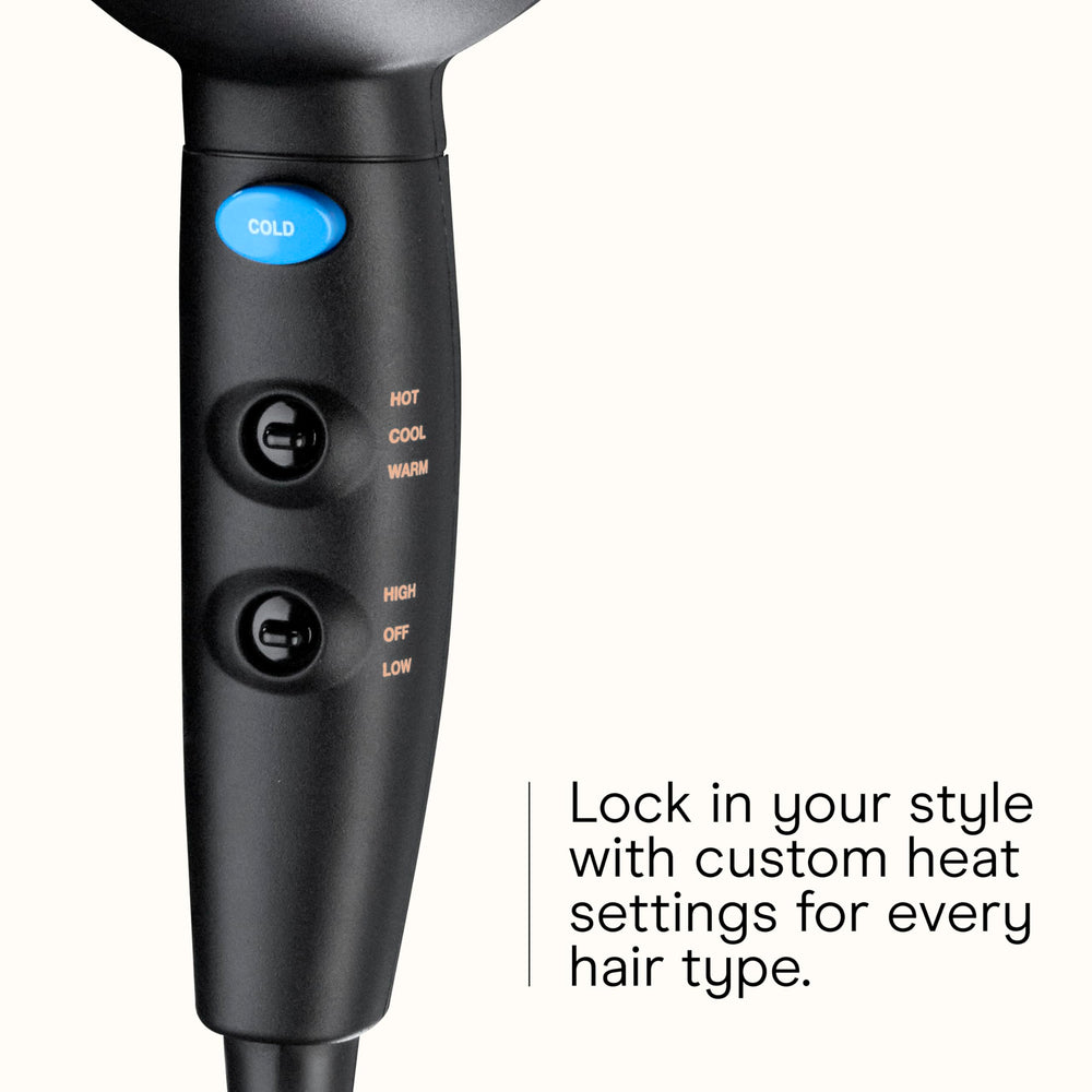 Conair Mighty Mini Ionic technology adds shine and reduces frizz