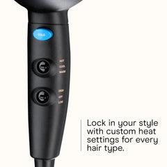 Conair Mighty Mini Ionic technology adds shine and reduces frizz