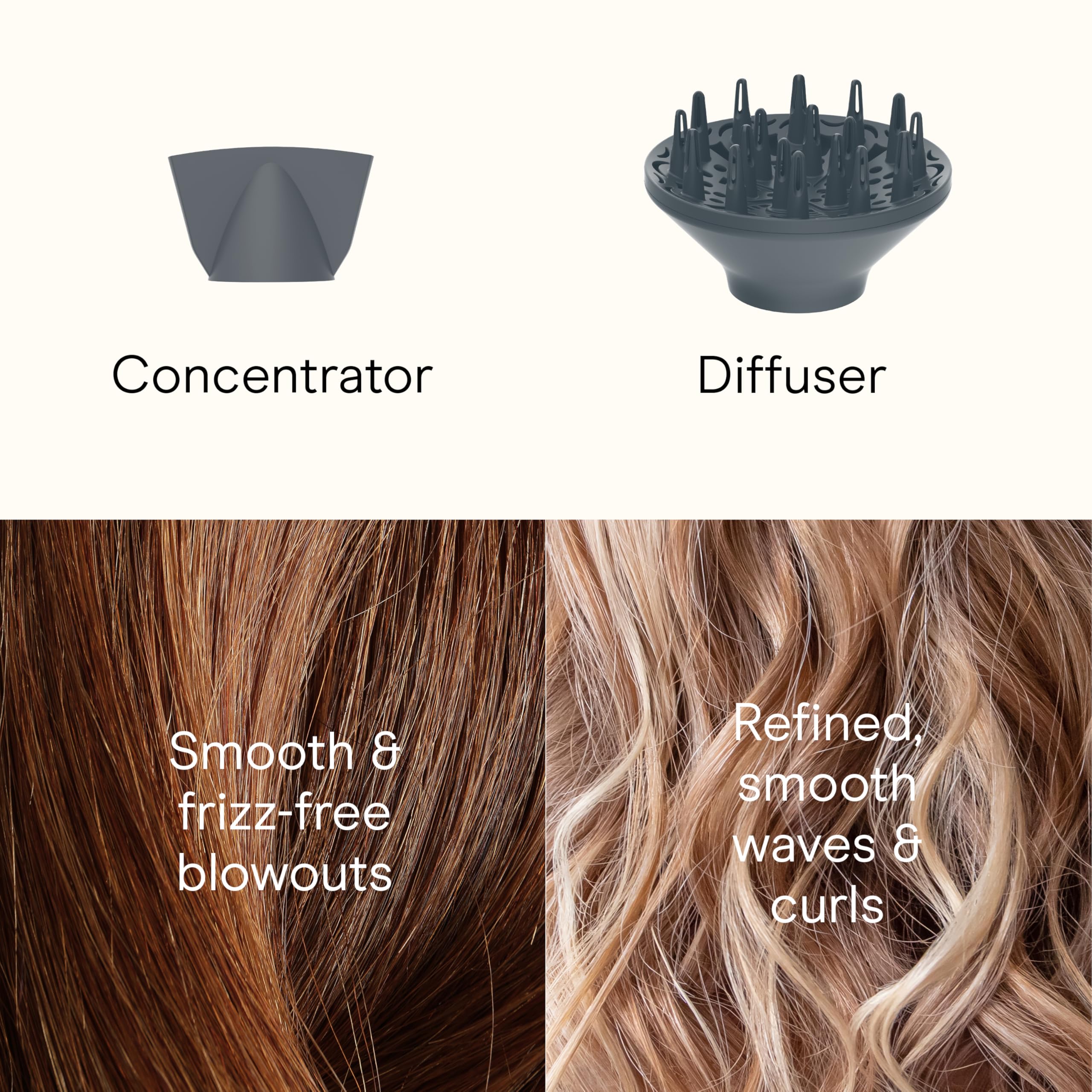 Champagne finish of the Conair Infiniti Pro SmoothWrap dryer.