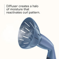 Conair Infiniti Pro Steam Therapy on-off-button emphasizes fast heat-up.