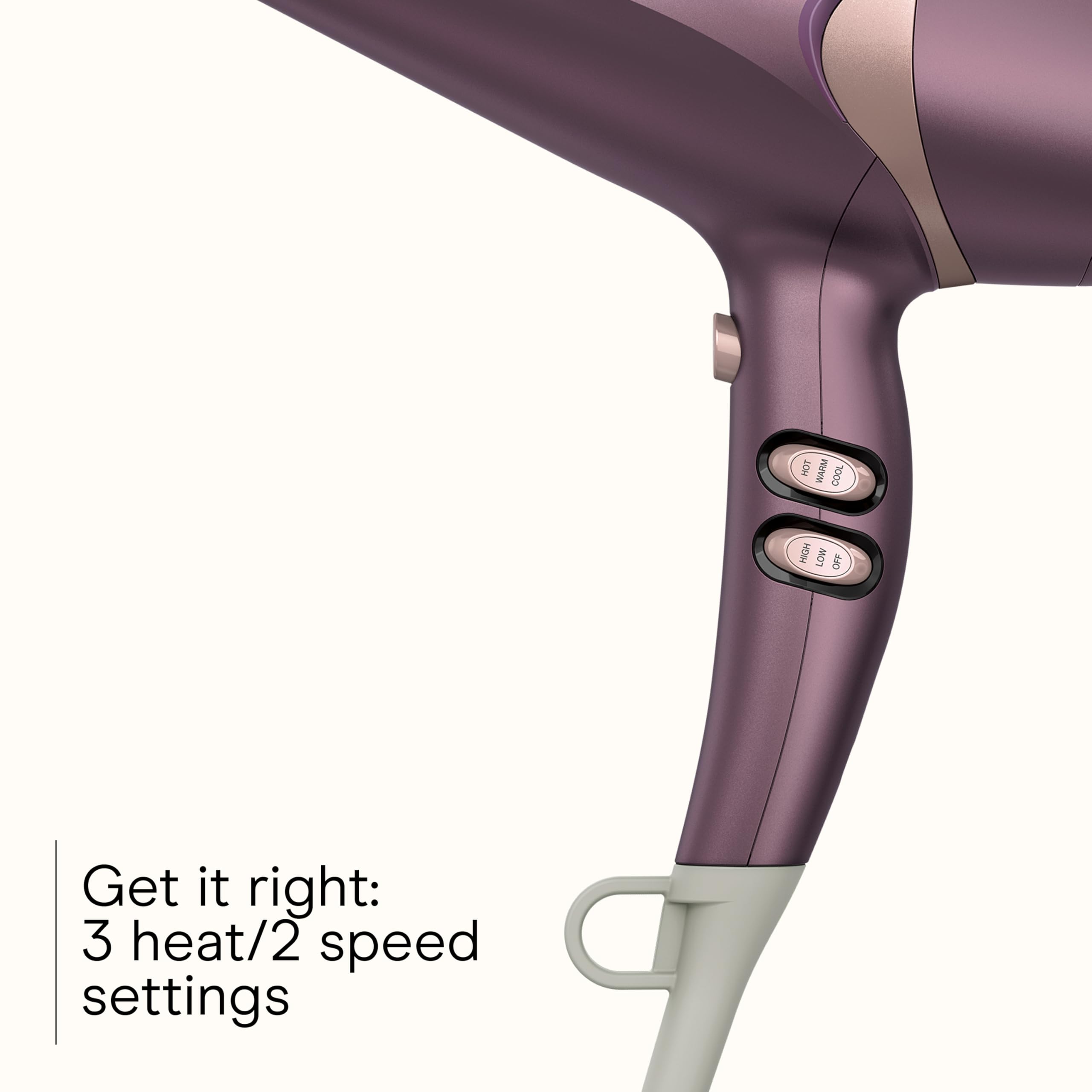 Conair Infiniti Pro Style & Shine dryer diffuser-attached demonstrates curl definition with frizz control.