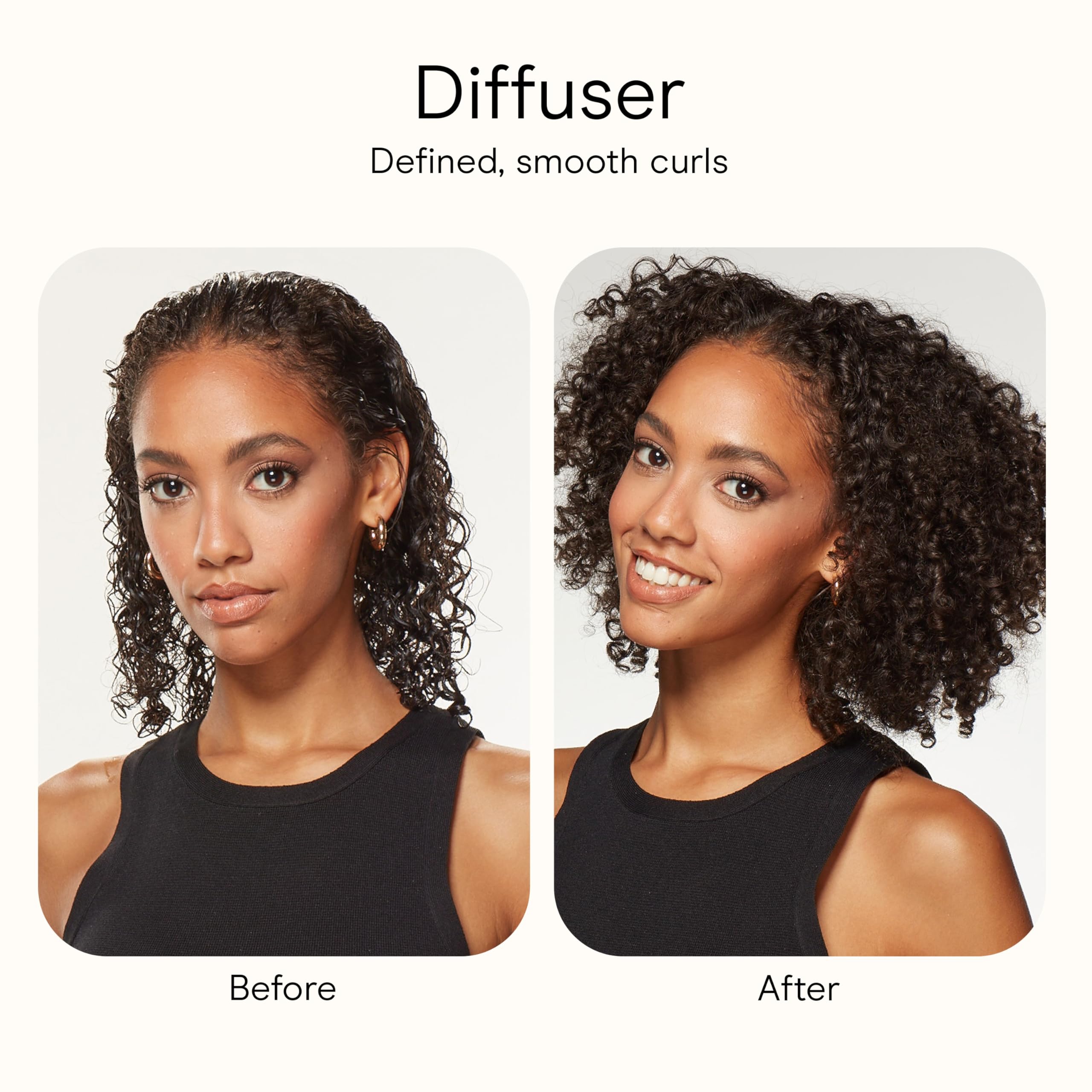Conair Infiniti Pro Style & Shine dryer in use delivers fast drying and shine.