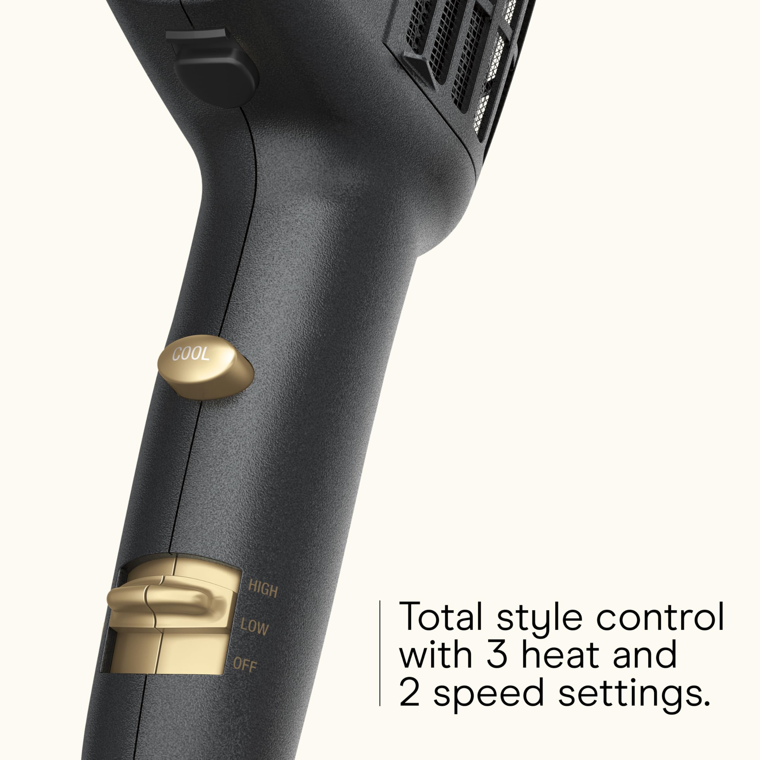 Conair INFINITI PRO wide-tooth thermal detangling comb attachment for gentle detangling.