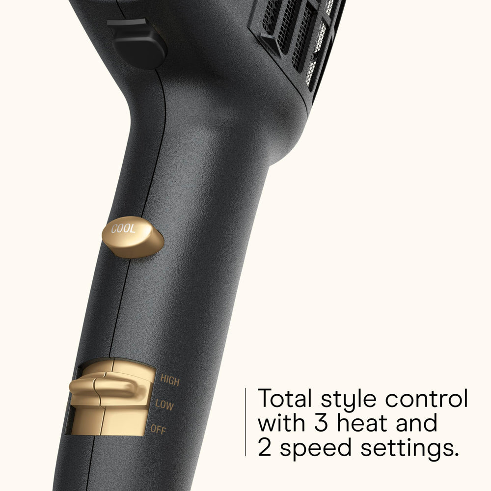 Conair INFINITI PRO wide-tooth thermal detangling comb attachment for gentle detangling.