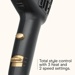 Conair INFINITI PRO wide-tooth thermal detangling comb attachment for gentle detangling.
