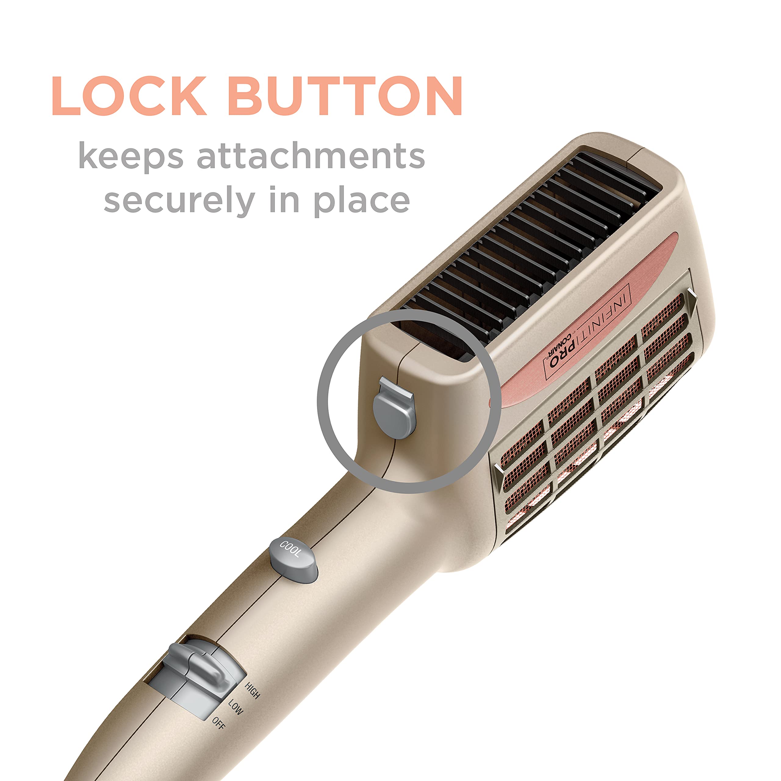 Conair InfinitiPRO 1875W power drying with ceramic infrared heat