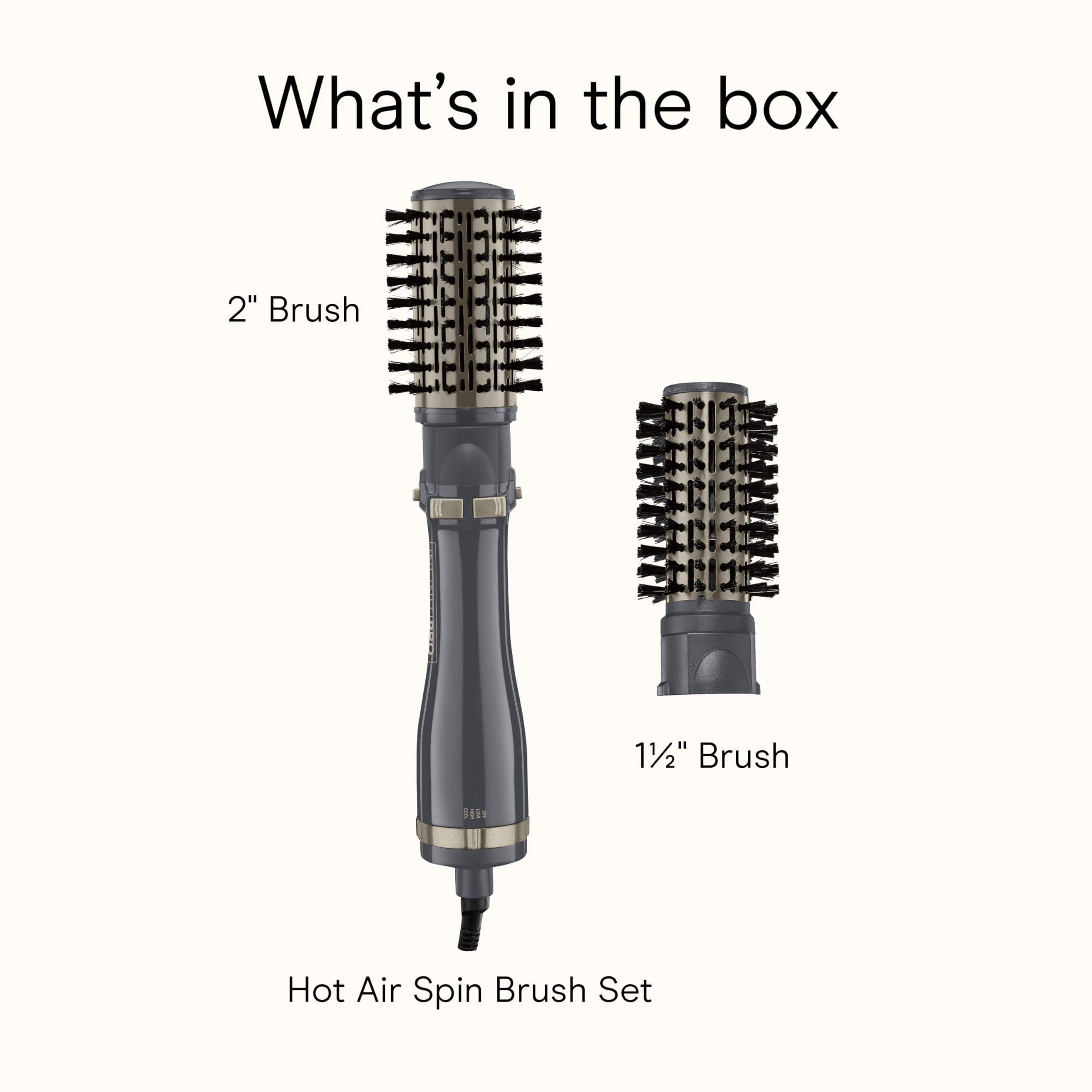 Conair InfinitiPro cool shot settings to set the finished style.