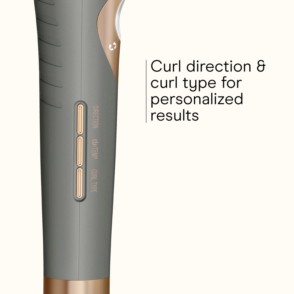 Conair INFINITI PRO Curl Secret direction control for left, right, and symmetric curls.