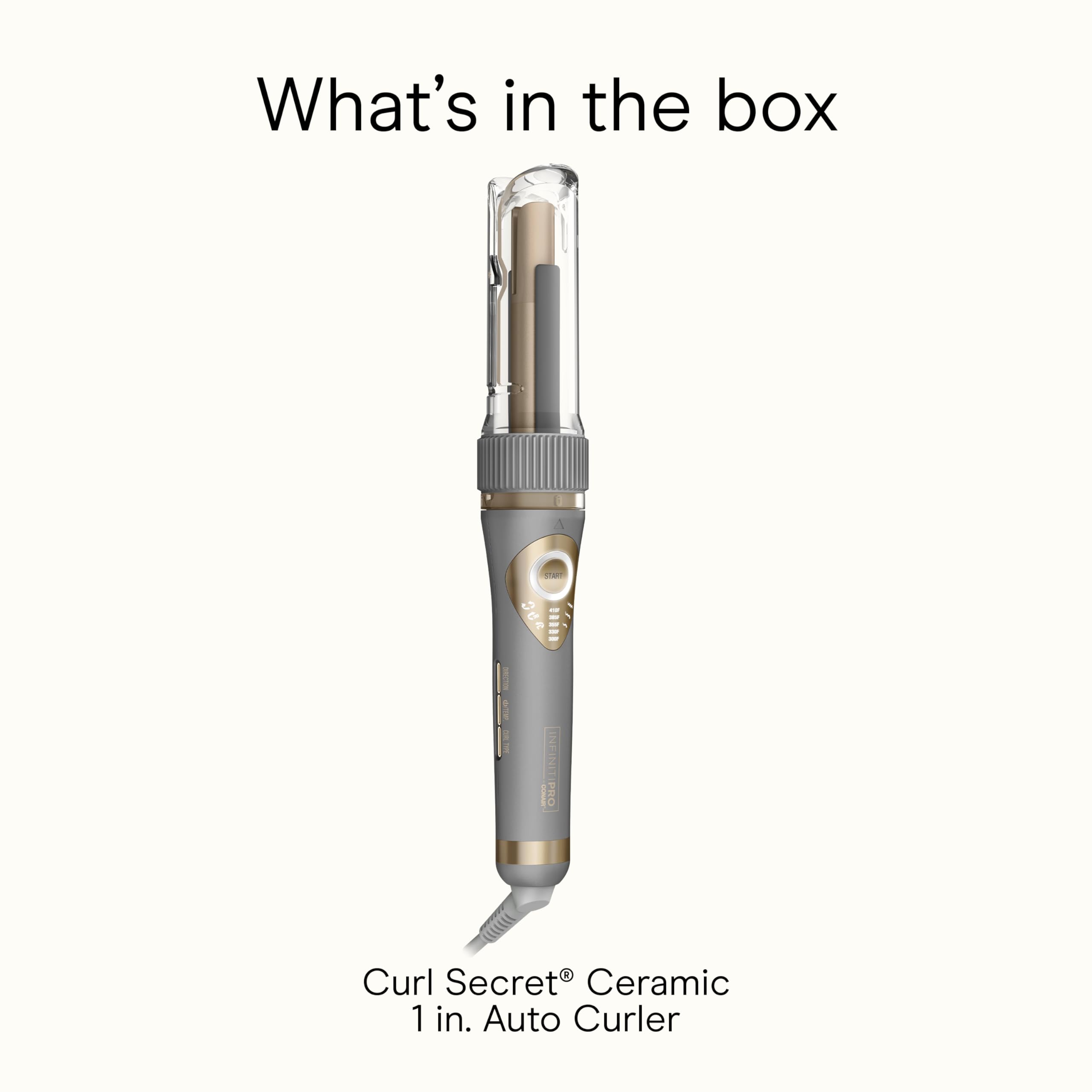 Conair INFINITI PRO Curl Secret dual voltage design for world travel.