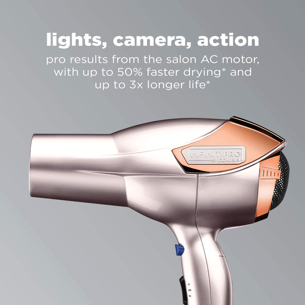 Conair InfinitiPRO rose gold diffuser attachment for curls and volume