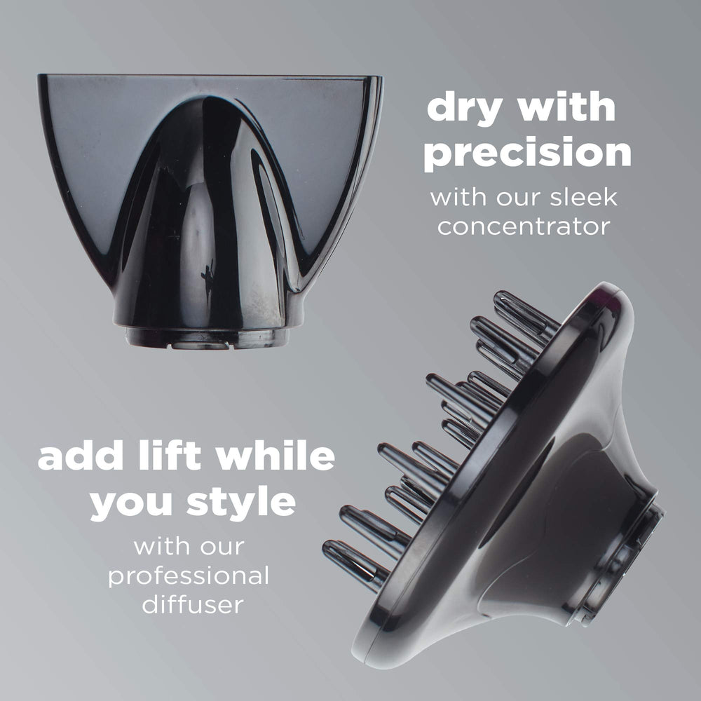 Conair InfinitiPRO rose gold true cold shot button for setting looks