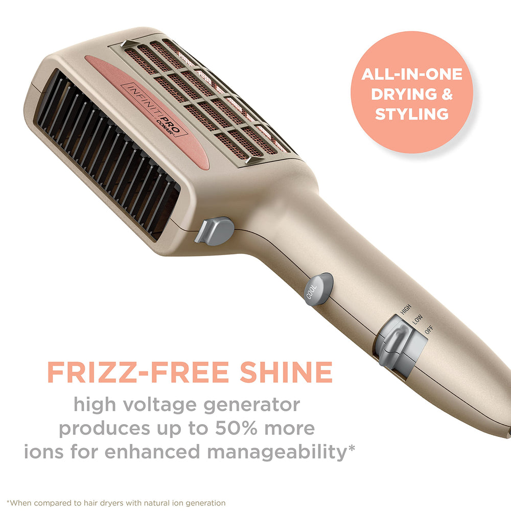 Conair InfinitiPRO dual-row straightening comb for sleek styling