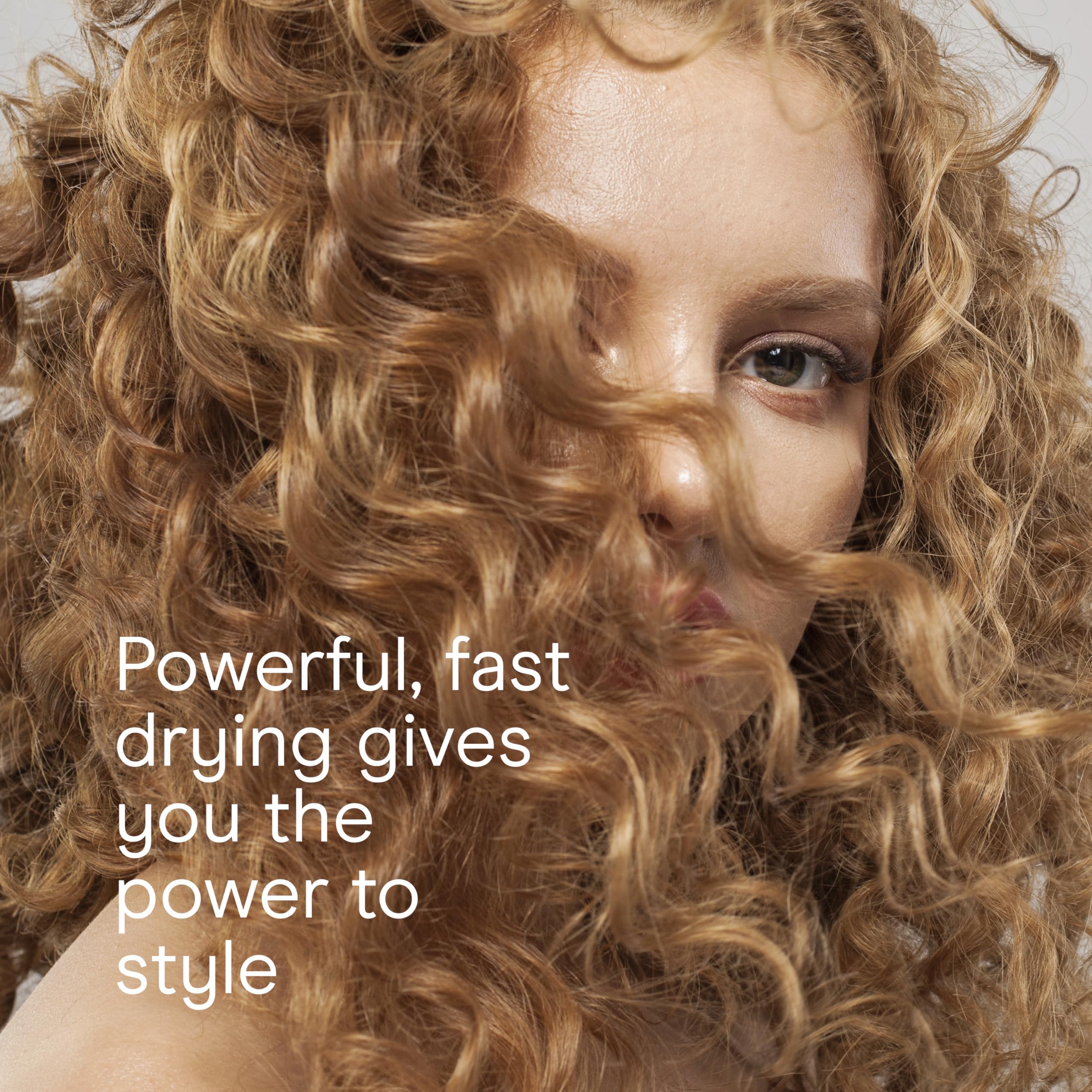 Conair InfinitiPRO frizz-free curls defined by diffuser and airflow