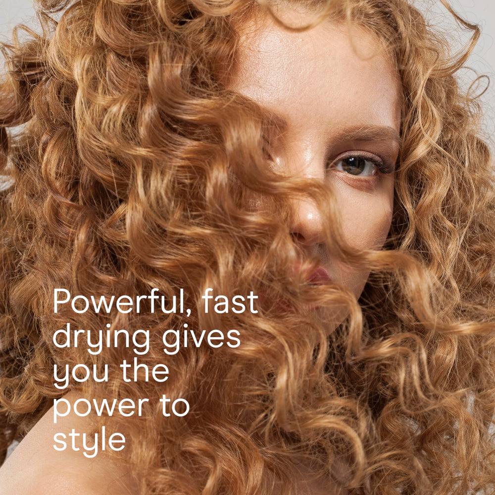 Conair InfinitiPRO frizz-free curls defined by diffuser and airflow
