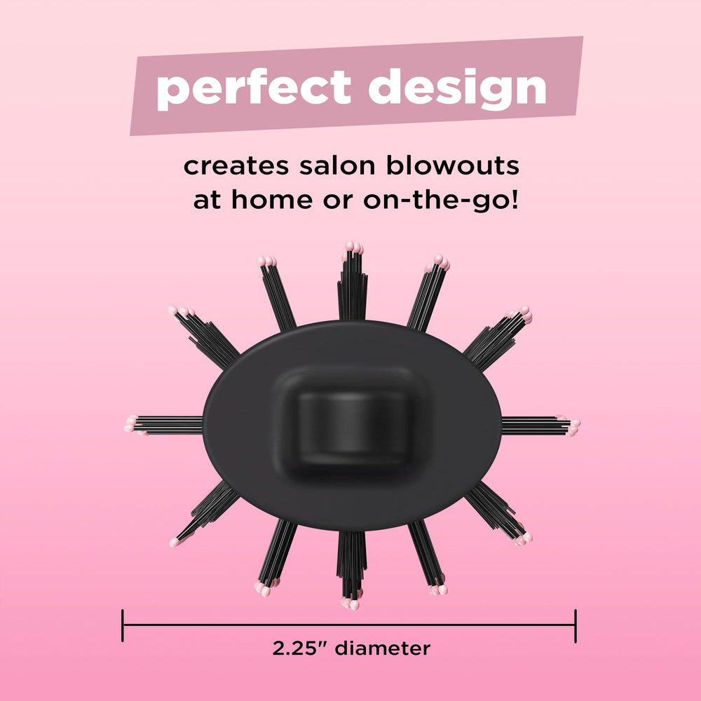 Conair Knot Dr. oval brush compact design fits easily in luggage.