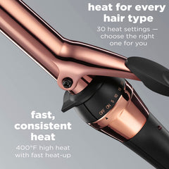 Conair INFINITIPRO Rose Gold Titanium 1-Inch Curler delivers even heat and shine