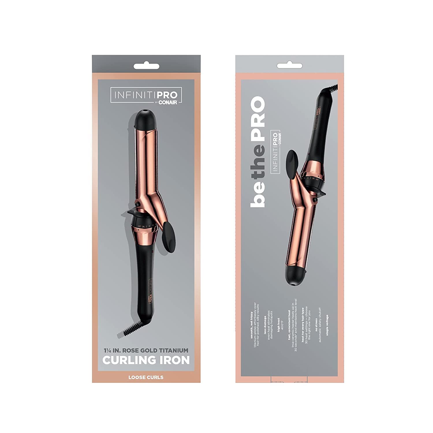 Thirty heat settings enable precise control across hair types.