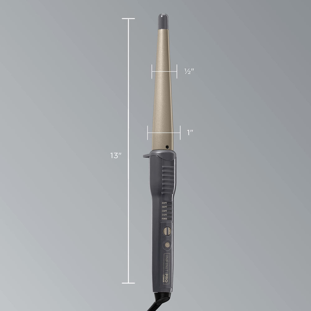 Indicated temperature and safety features on the You Curl wand