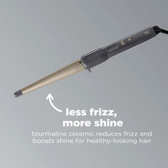 The You Curl wand heats up in 30 seconds for quick styling