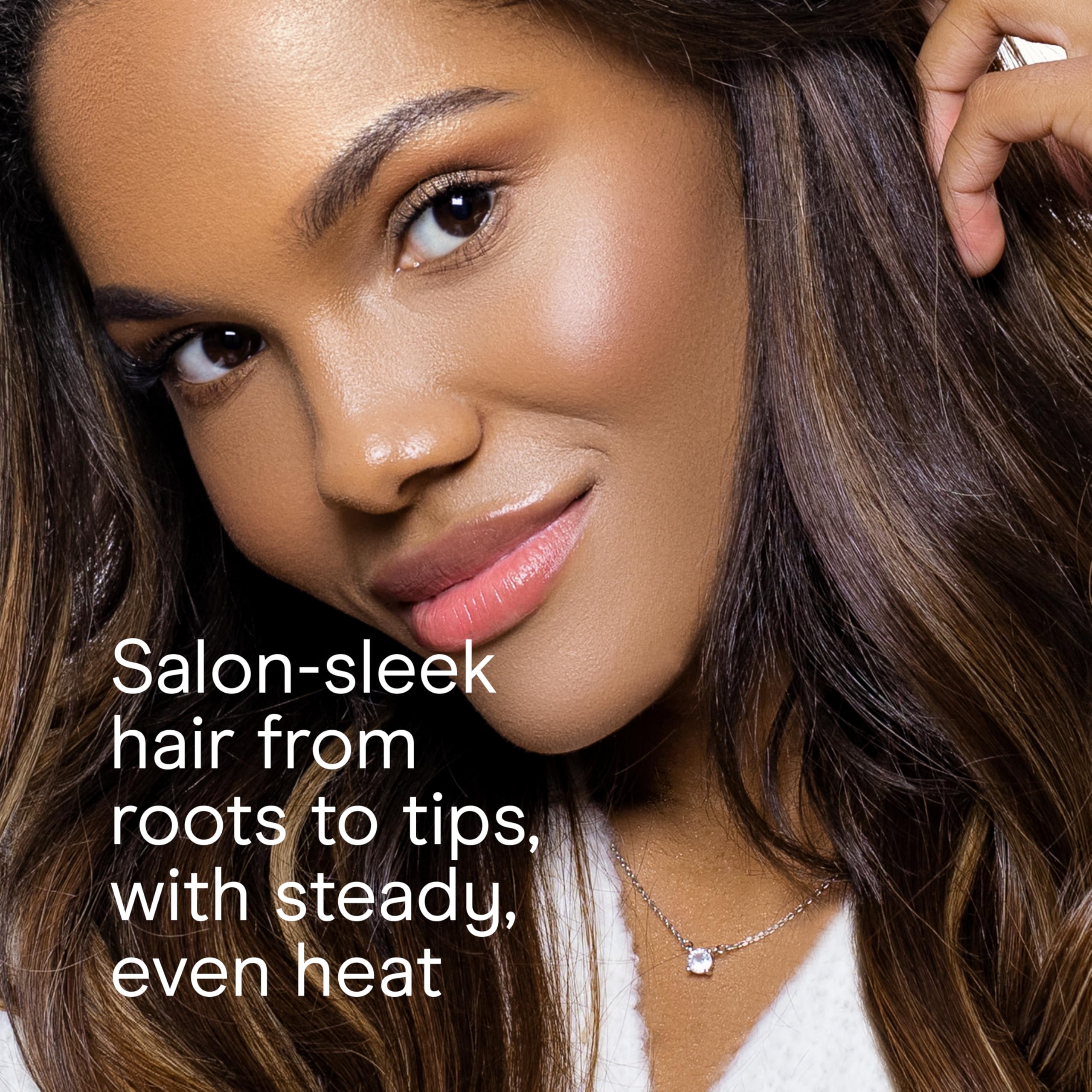 Conair INFINITI PRO Plum Titanium heat helps gentle, even drying