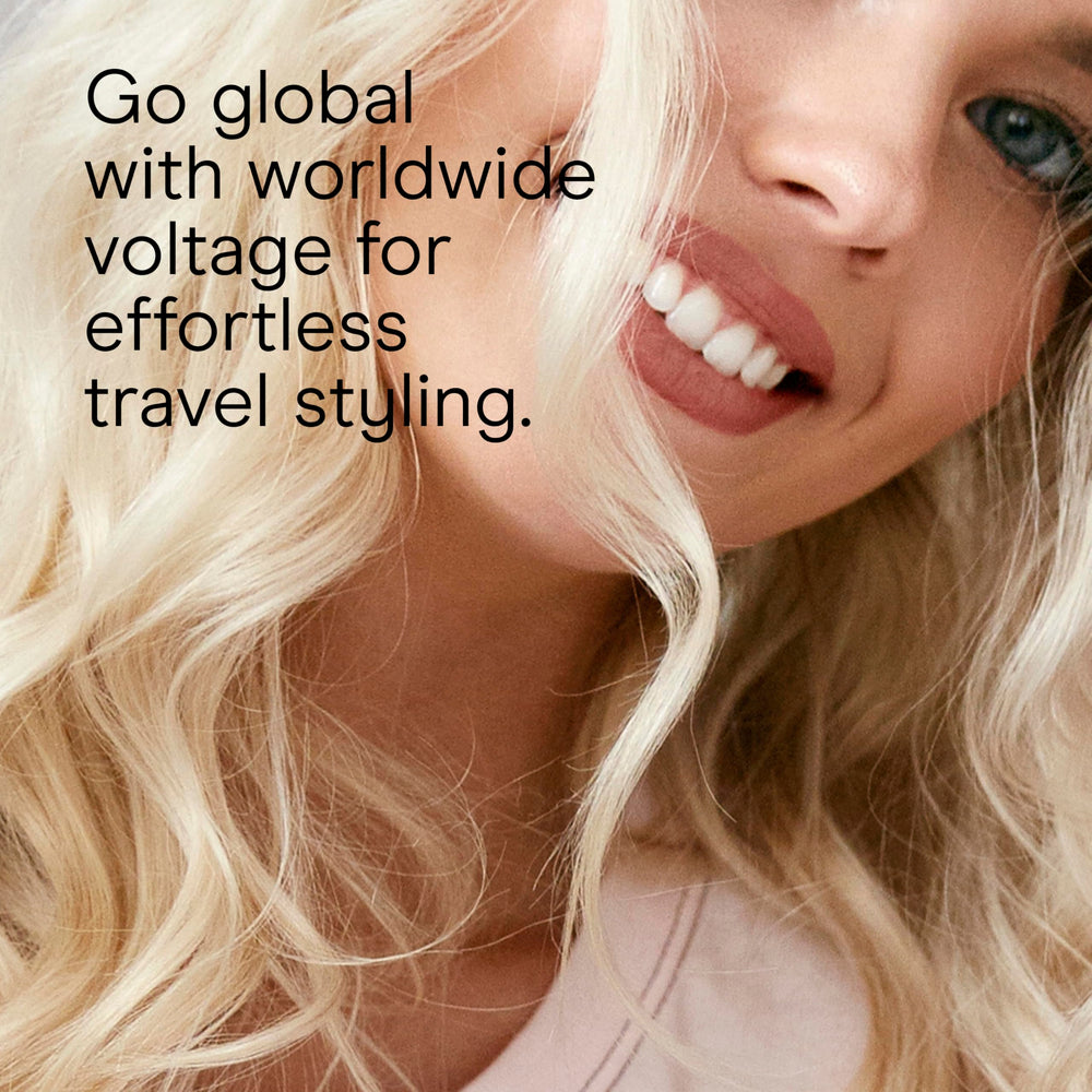 Conair Instant Heat curling iron anti-slip handle for confident grip.