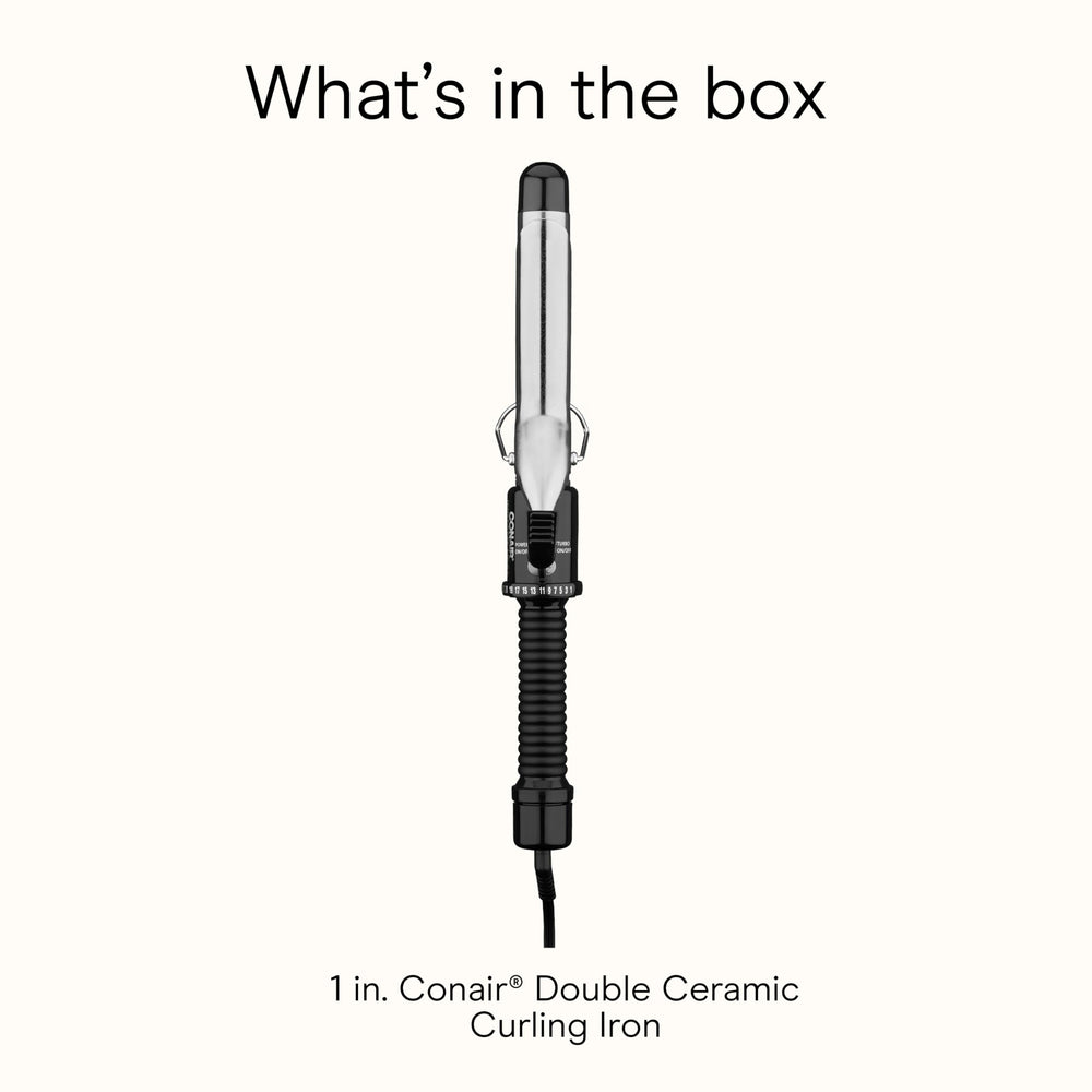Conair Instant Heat curling iron barrel materials ensure even heat distribution.