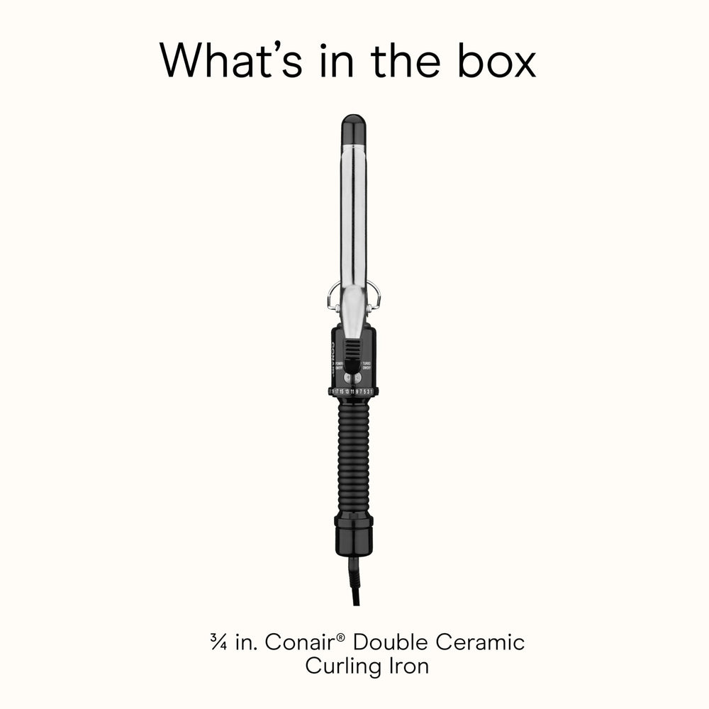 Conair Instant Heat curling iron auto off feature adds safety