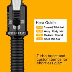 Conair Instant Heat curling iron 60-second heat-up for quick styling