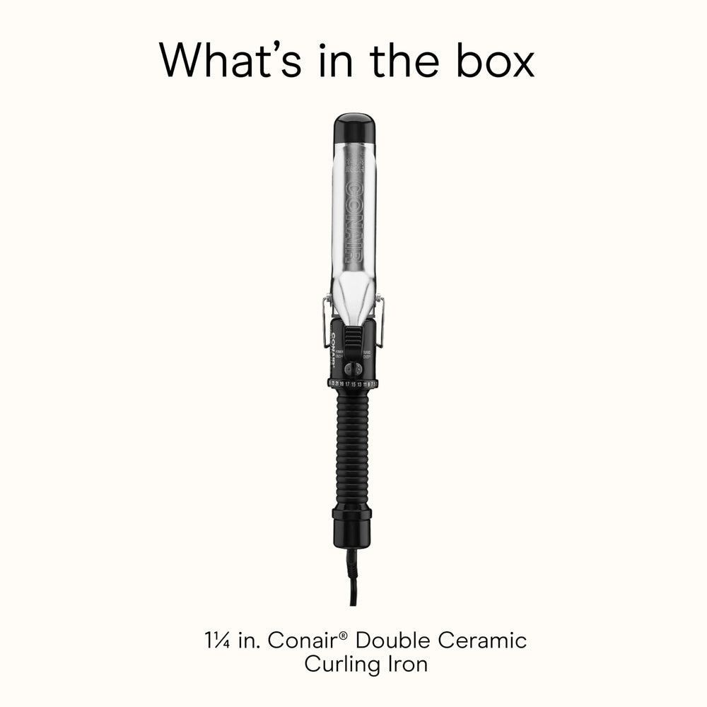 Conair Instant Heat curling iron auto-off for safety after styling
