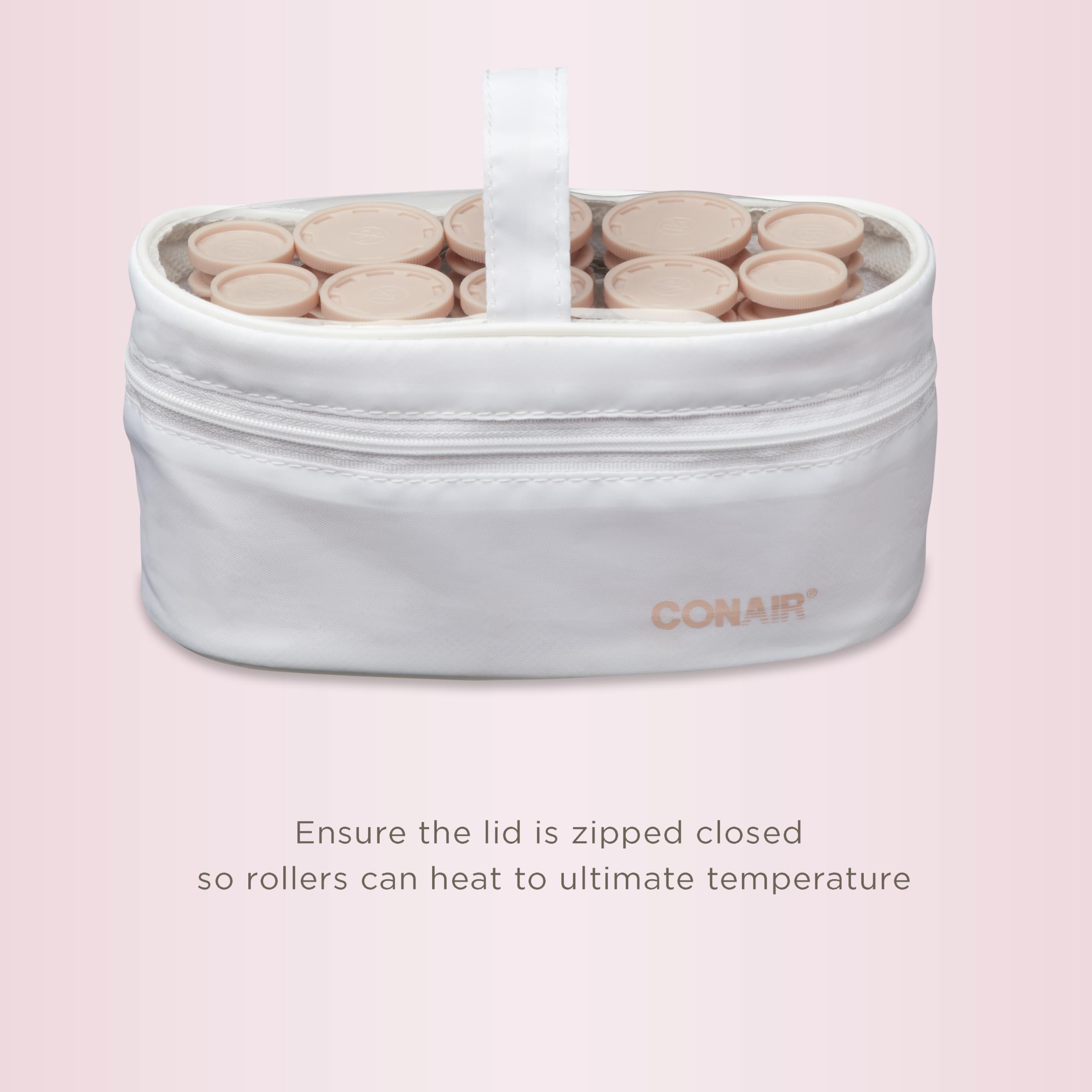 Conair Instant Heat Compact Hot Rollers 1-1/4-inch roller for bold curls