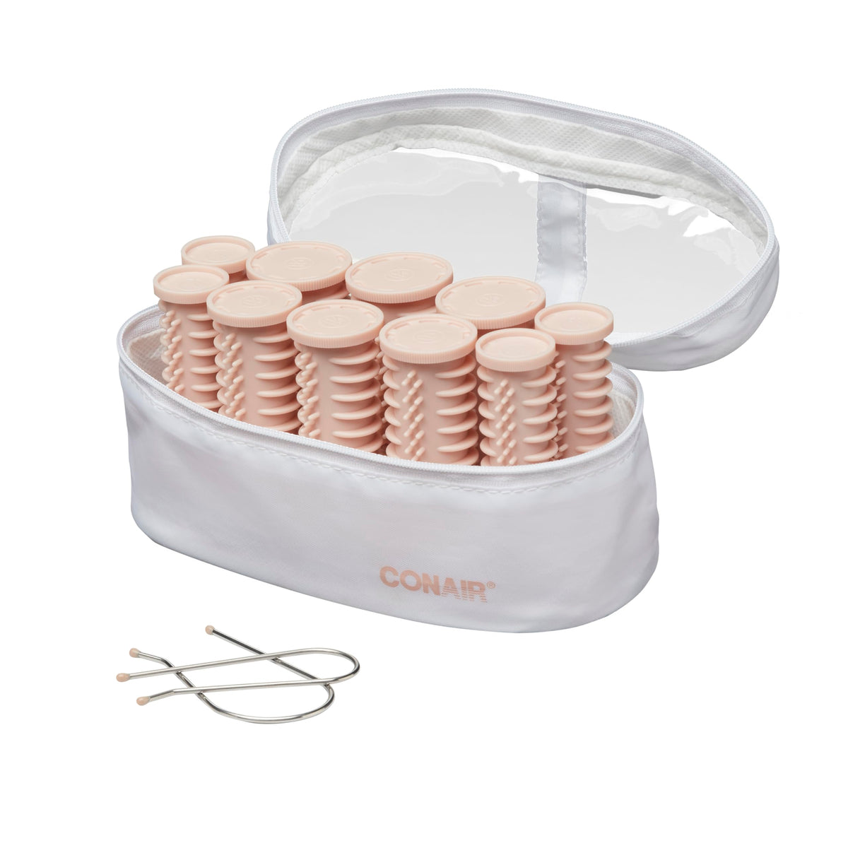 Conair Instant Heat Compact Hot Rollers 10-piece set for versatile curls and volume