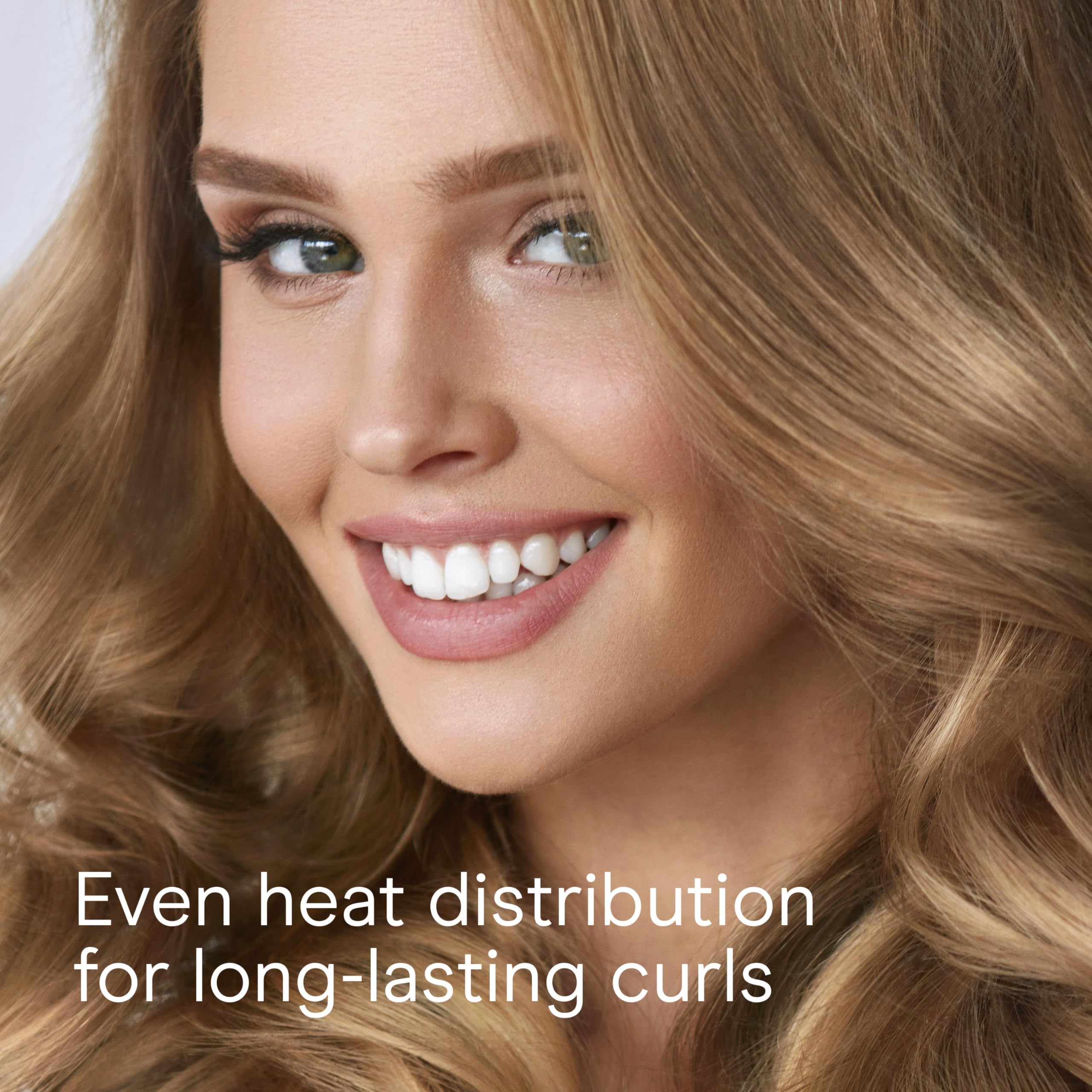 Conair Instant Heat Curling Iron Brush auto-off for safety while styling