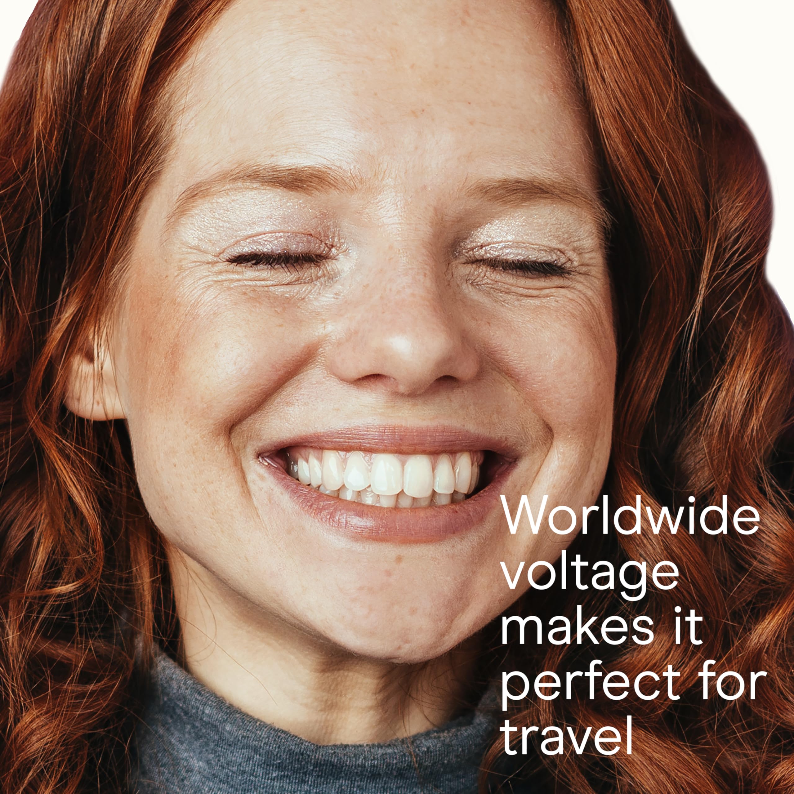 Conair Instant Heat Curling Iron Brush dual voltage for travel
