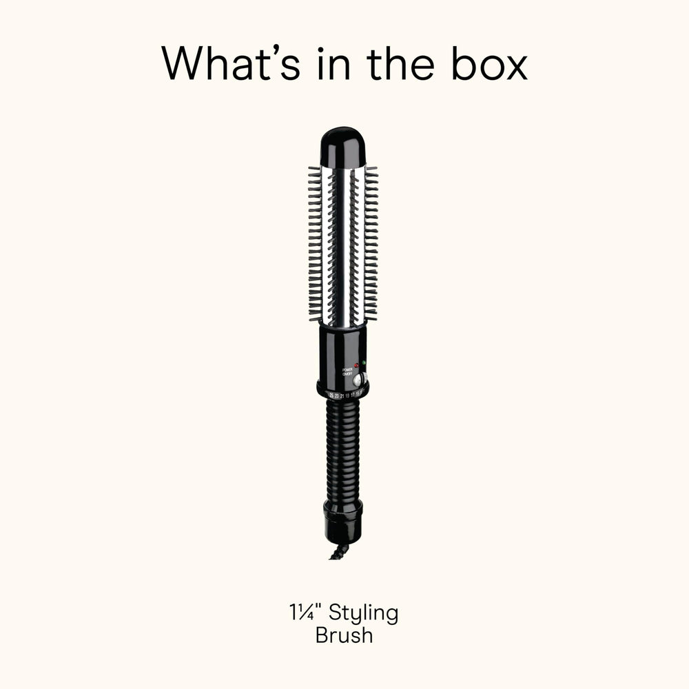 Conair Instant Heat Curling Iron Brush travel-ready design for on-the-go use