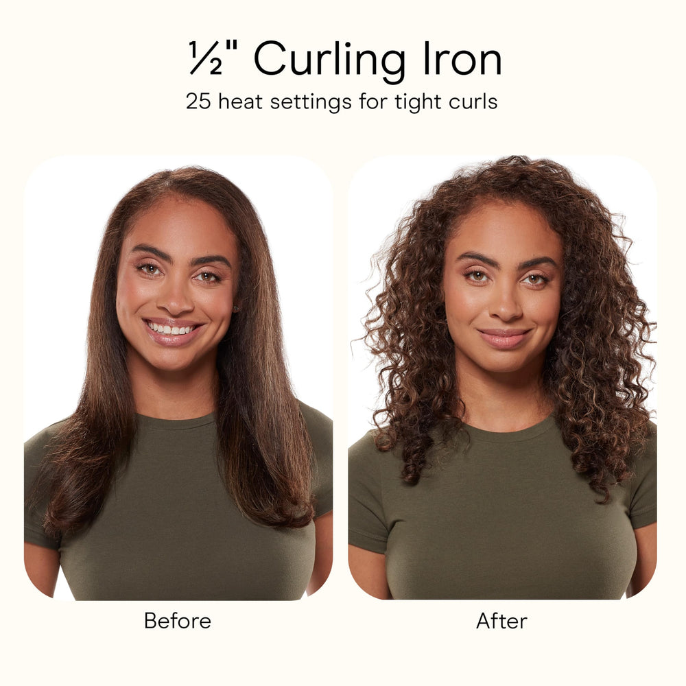 Conair Instant Heat curling iron Auto Off feature adds safety when styling.