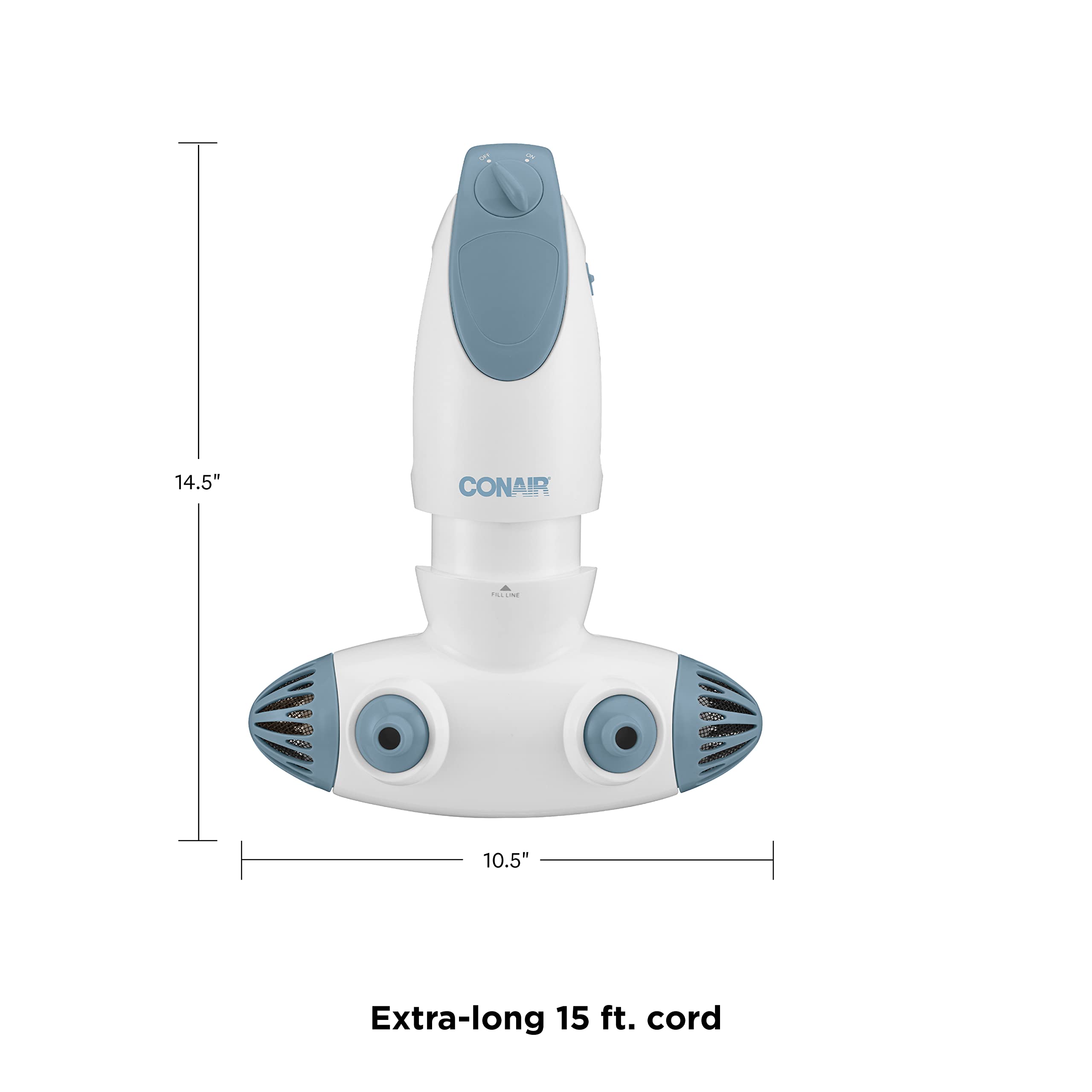 Conair Jet Hydro Spa bubbles and jets deliver spa-like experience