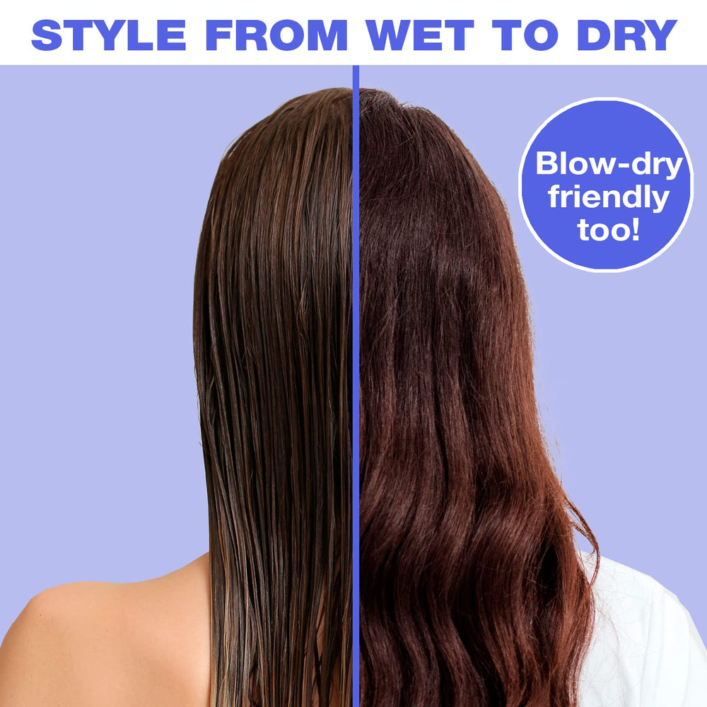 Conair Knot Dr works on all hair types from straight to curly.
