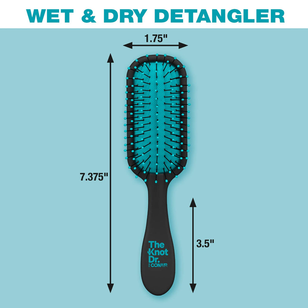 Heat-resistant Knot Dr. Pro Mini Detangler is ready for blow-drying sessions