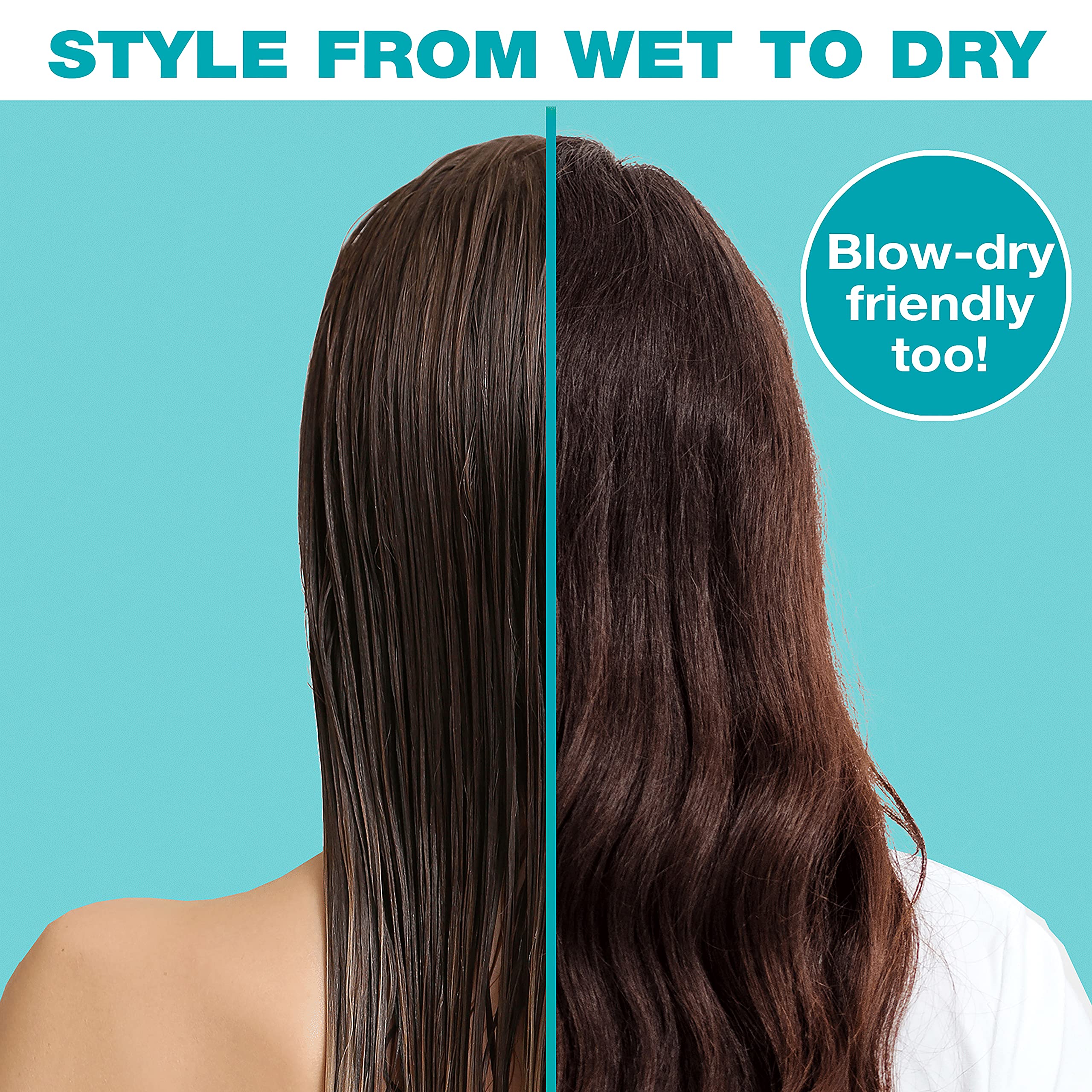 Compact Knot Dr. Pro Mini Detangler with travel case protects bristles on the go