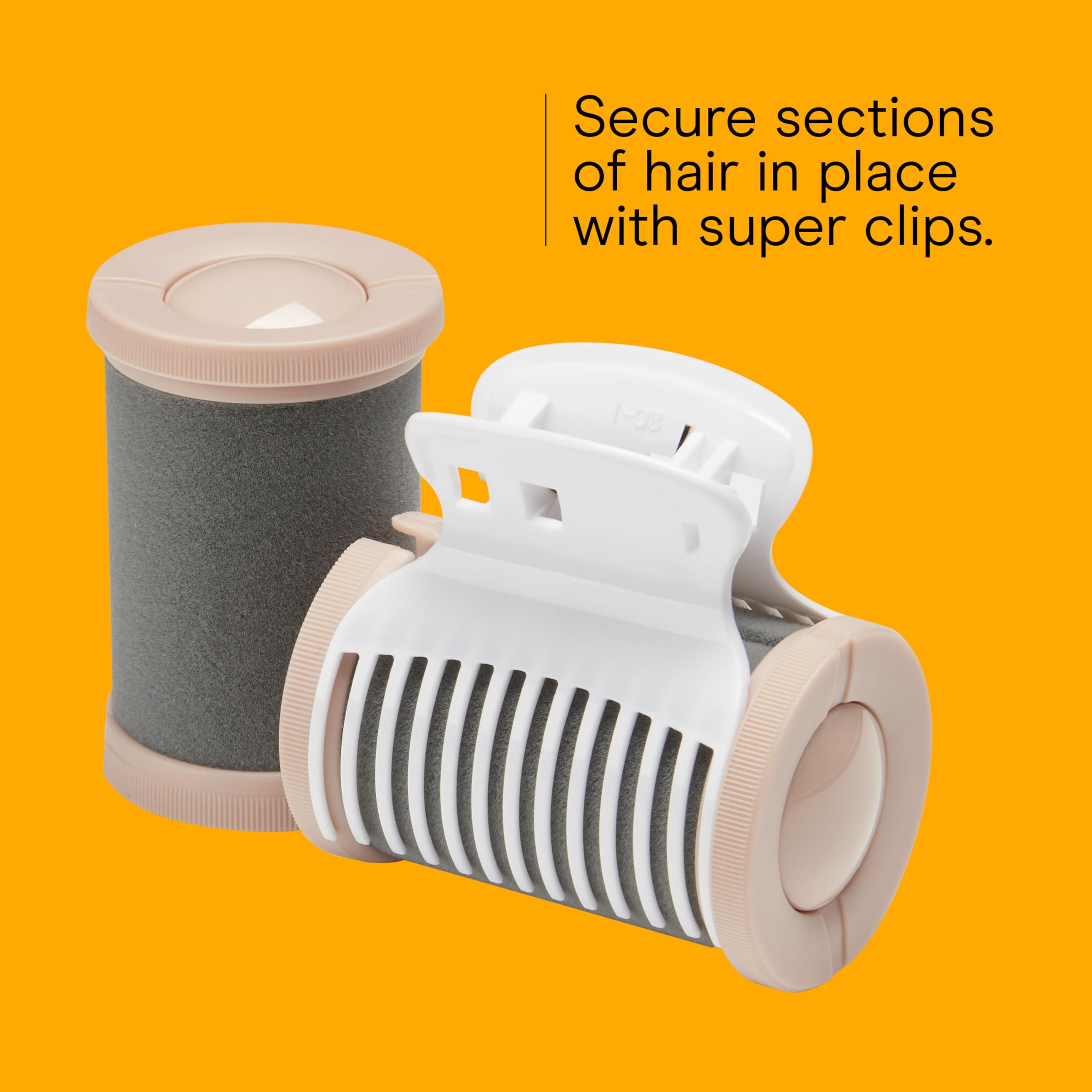 Big 1½-inch rollers drive dramatic curls on all hair lengths