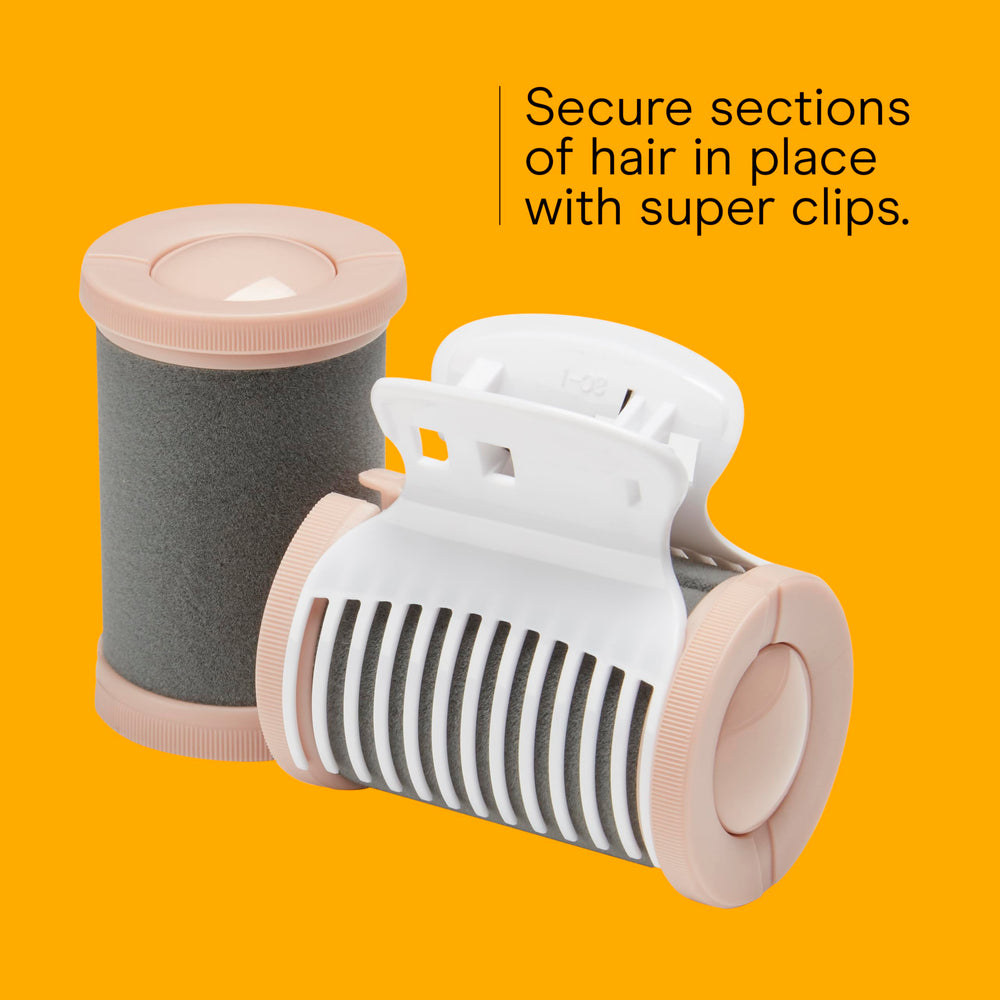 Big 1½-inch rollers drive dramatic curls on all hair lengths