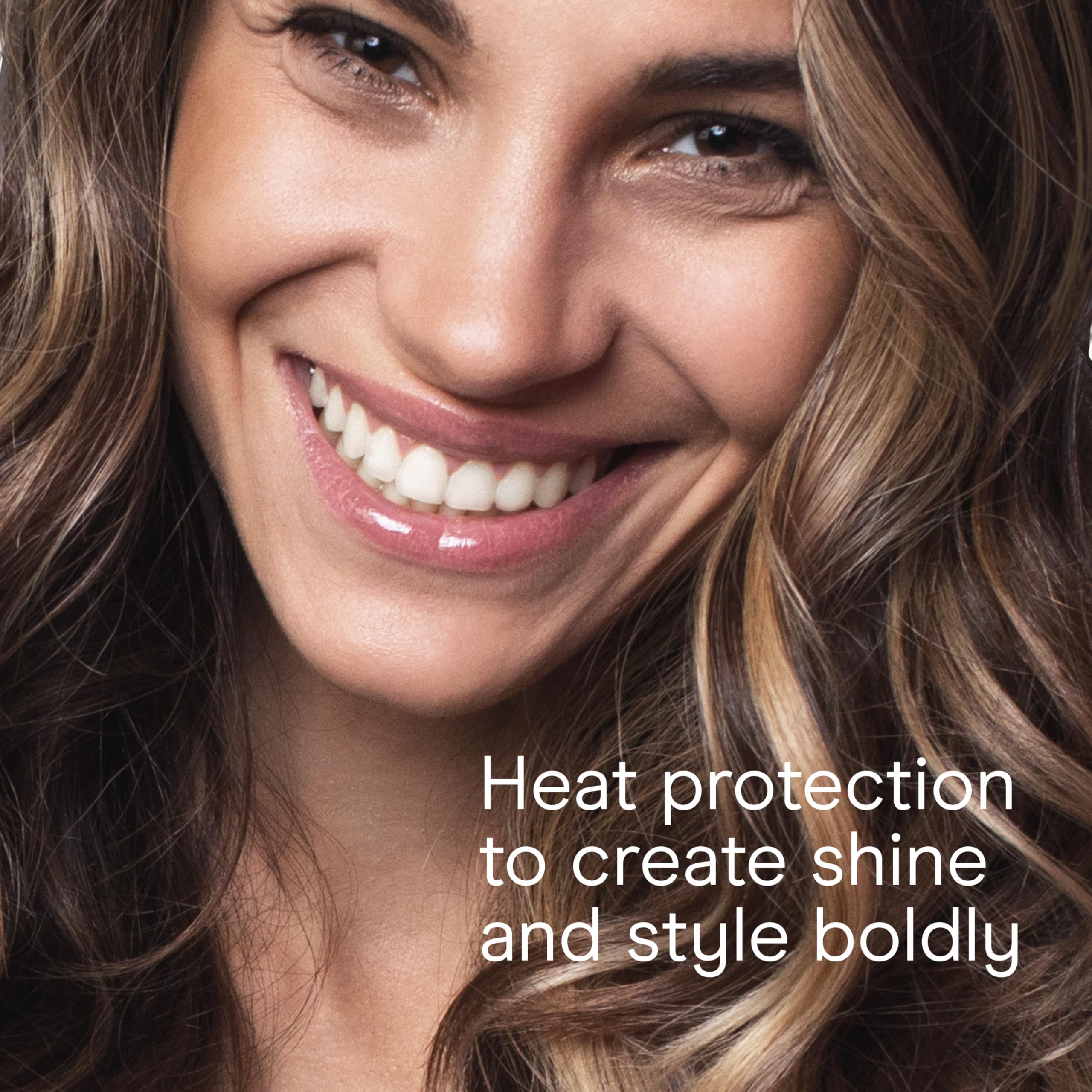 Long-hair styling demo with lasting curls.