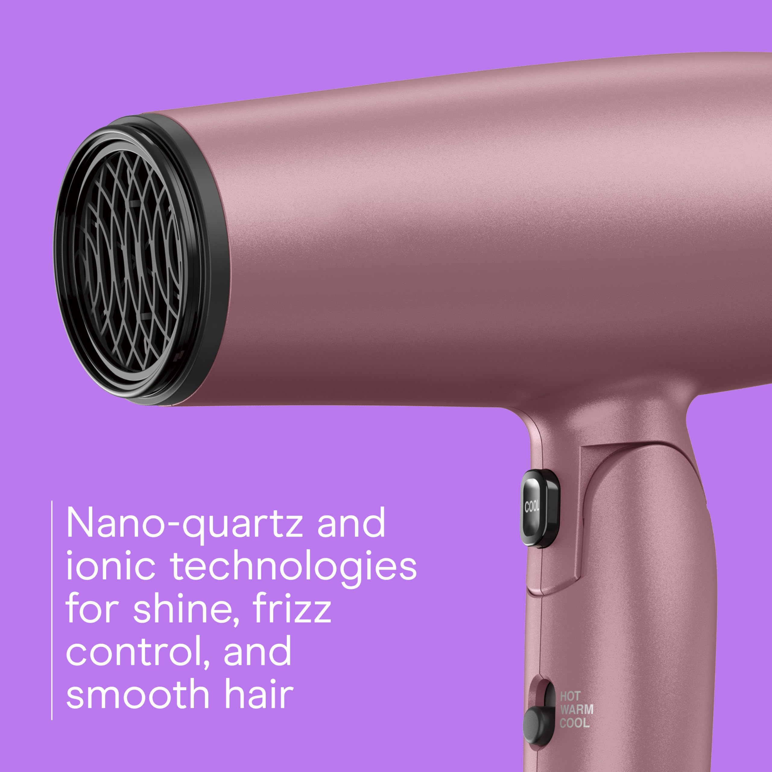 Conair Radiance Boost concentrator for sleek, precise styling finish.