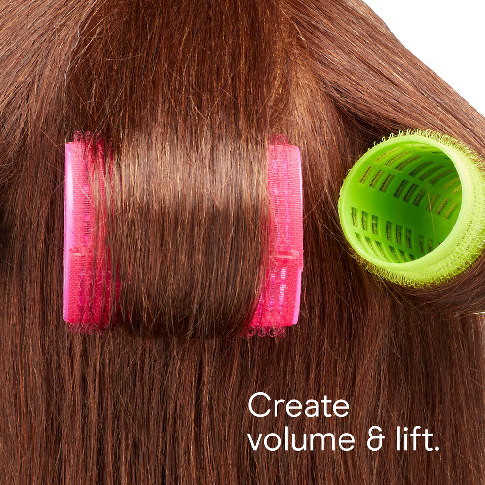 Conair rollers in use delivering tight curls with a 15–20 minute set.