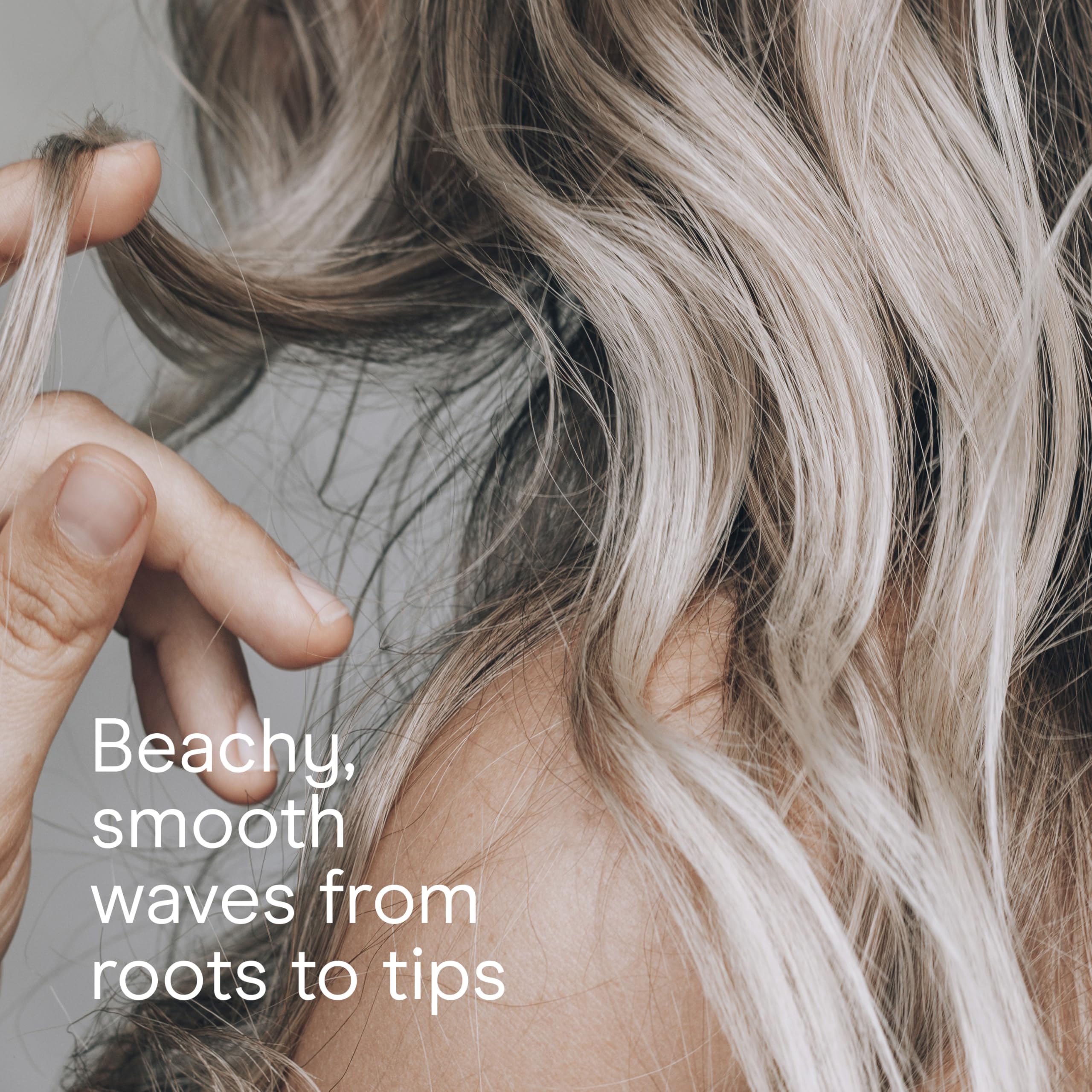 Rose-gold and white design for a stylish look.
