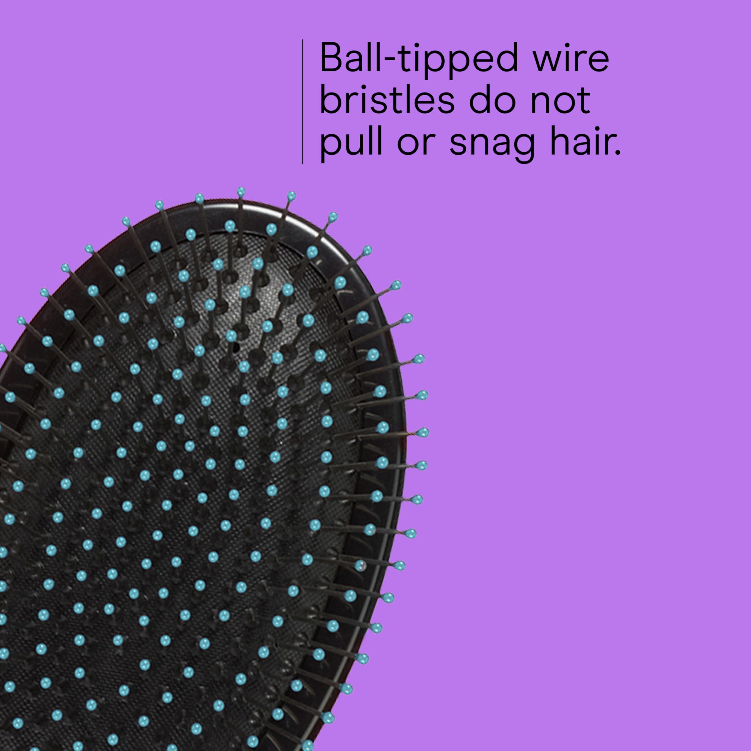 Conair Salon Results Brush detangles thick curly hair easily